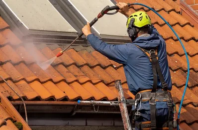 Démoussage et hydrofuge de toiture à Fislis